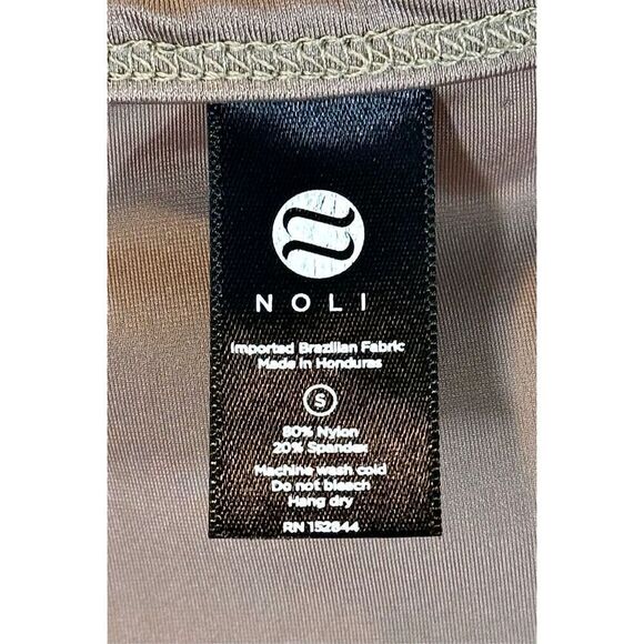 NWOT NOLI l Yoga Almond Liquid Curve Hugging Women's Dress Size 6 - Picture 5 of 9